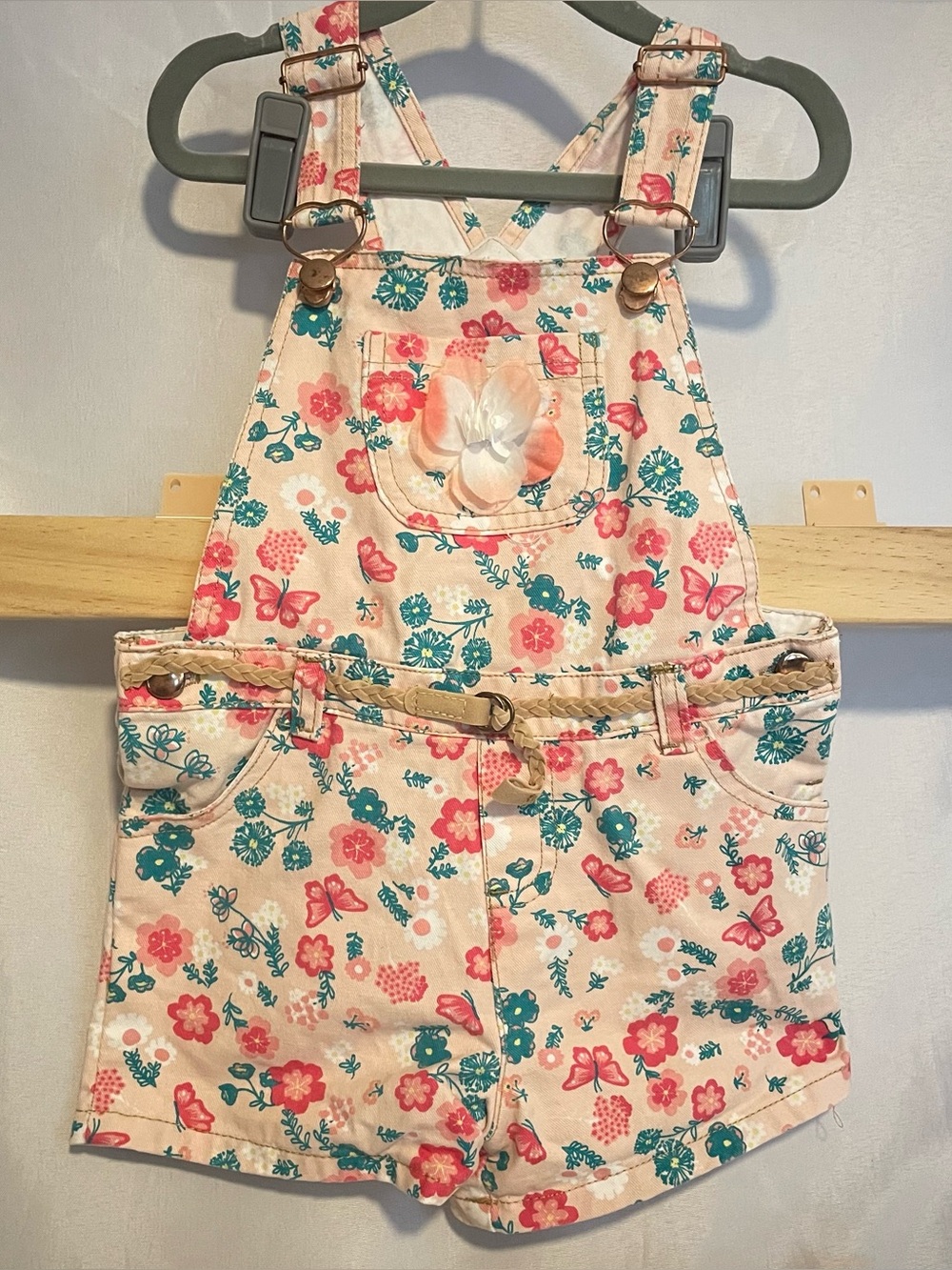 Floral Shortalls